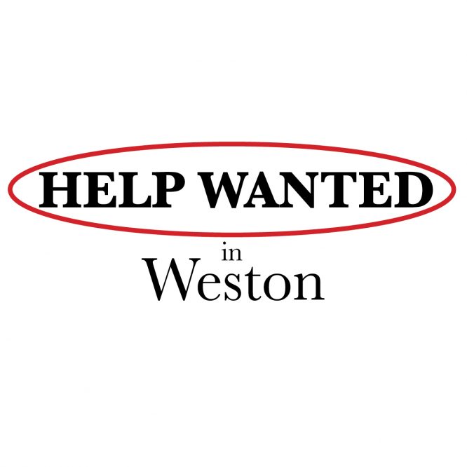 Weston Connecticut help wanted logo